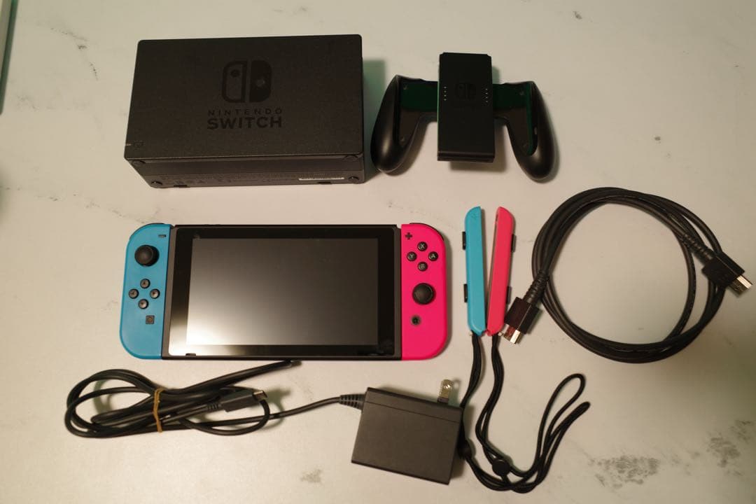 コ*ツ様 Nintendo switch本体(joy-conカラーカスタム)SD Nintendo Switch 任天堂 Joy-Con (L) ネオンレッド/(R) ネオンブルー