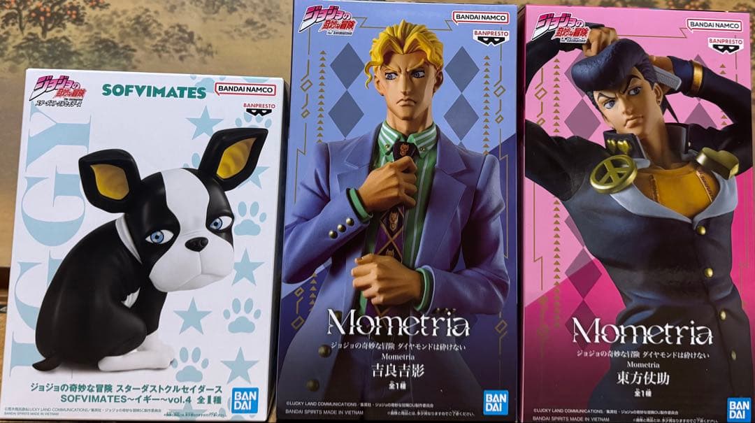 最新作】 ジョジョ Mometria 東方仗助 吉良吉影 イギー フィギュア