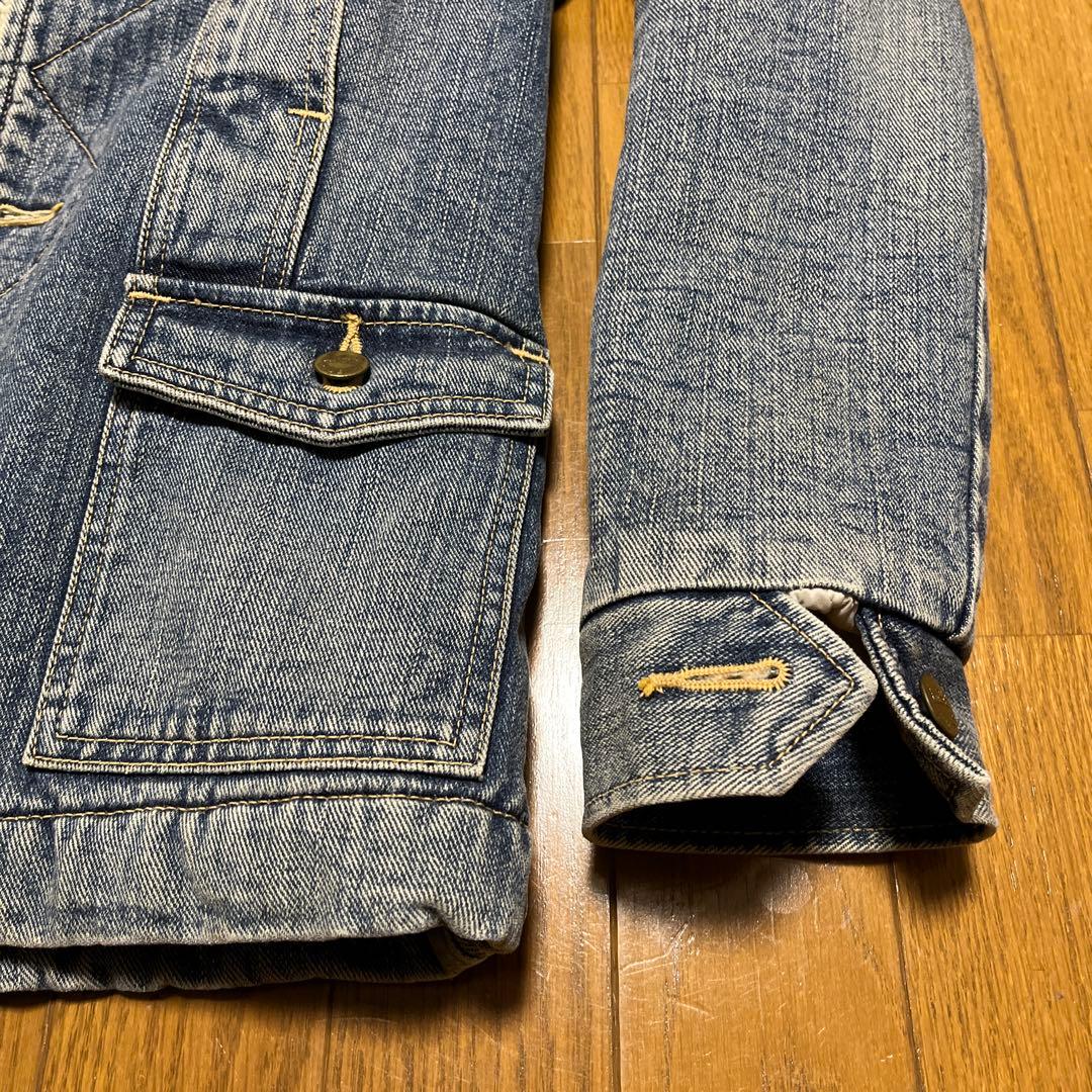 Lee デニム ボアランチコート インナー袖はキルティング ヴィンテージ