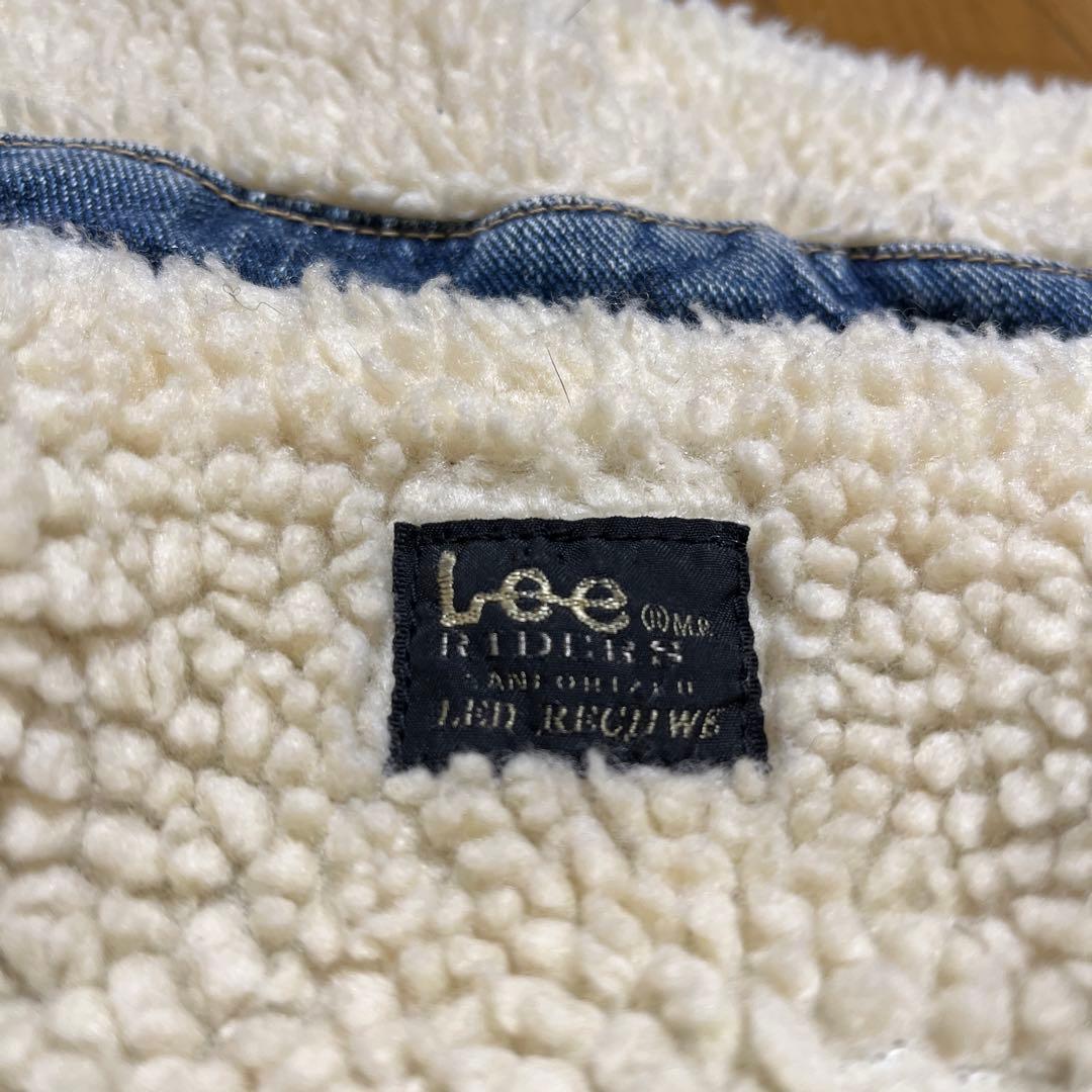 Lee デニム ボアランチコート インナー袖はキルティング ヴィンテージ