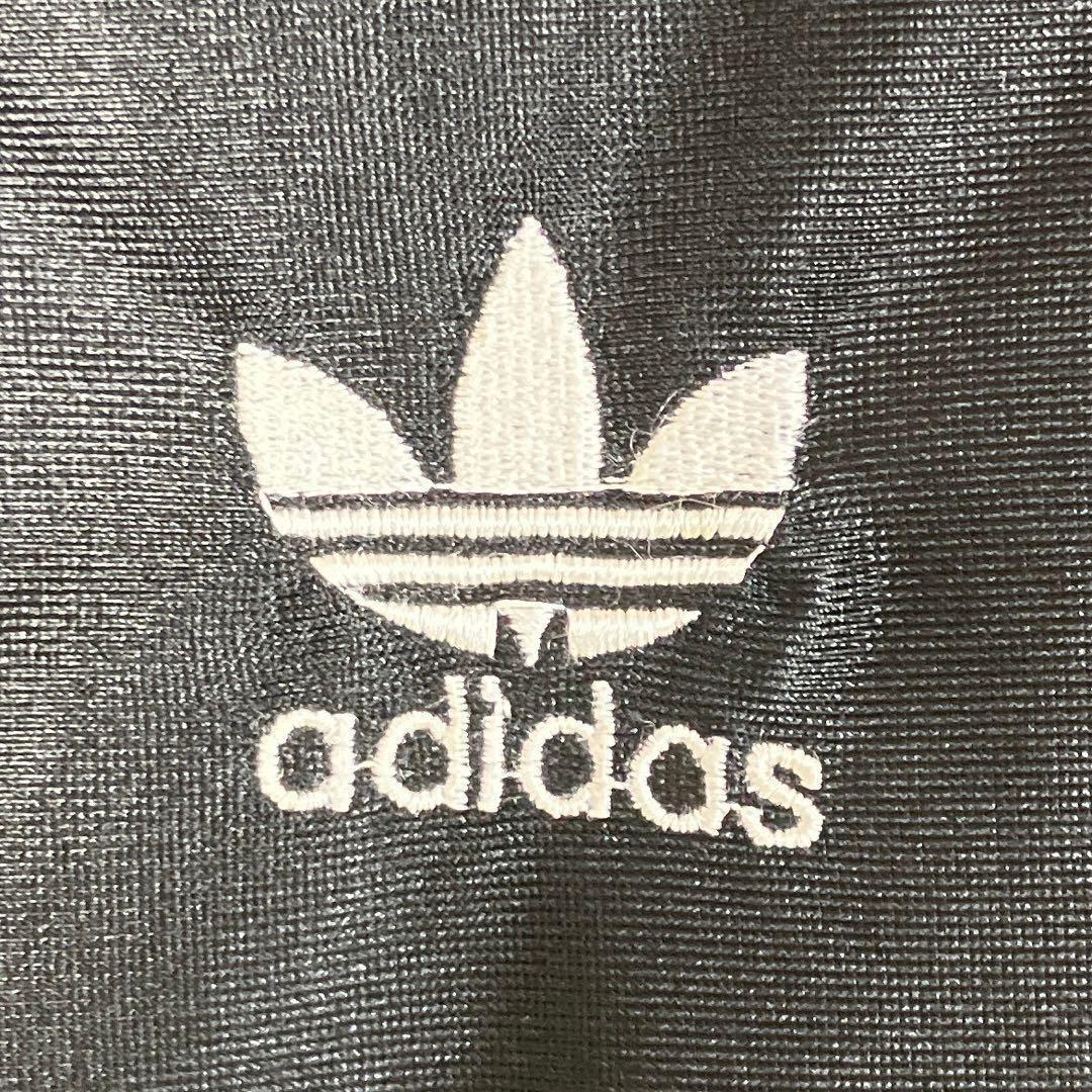 《大人気》adidas トラックジャケット ロゴ刺繡 M ブラック イエロー