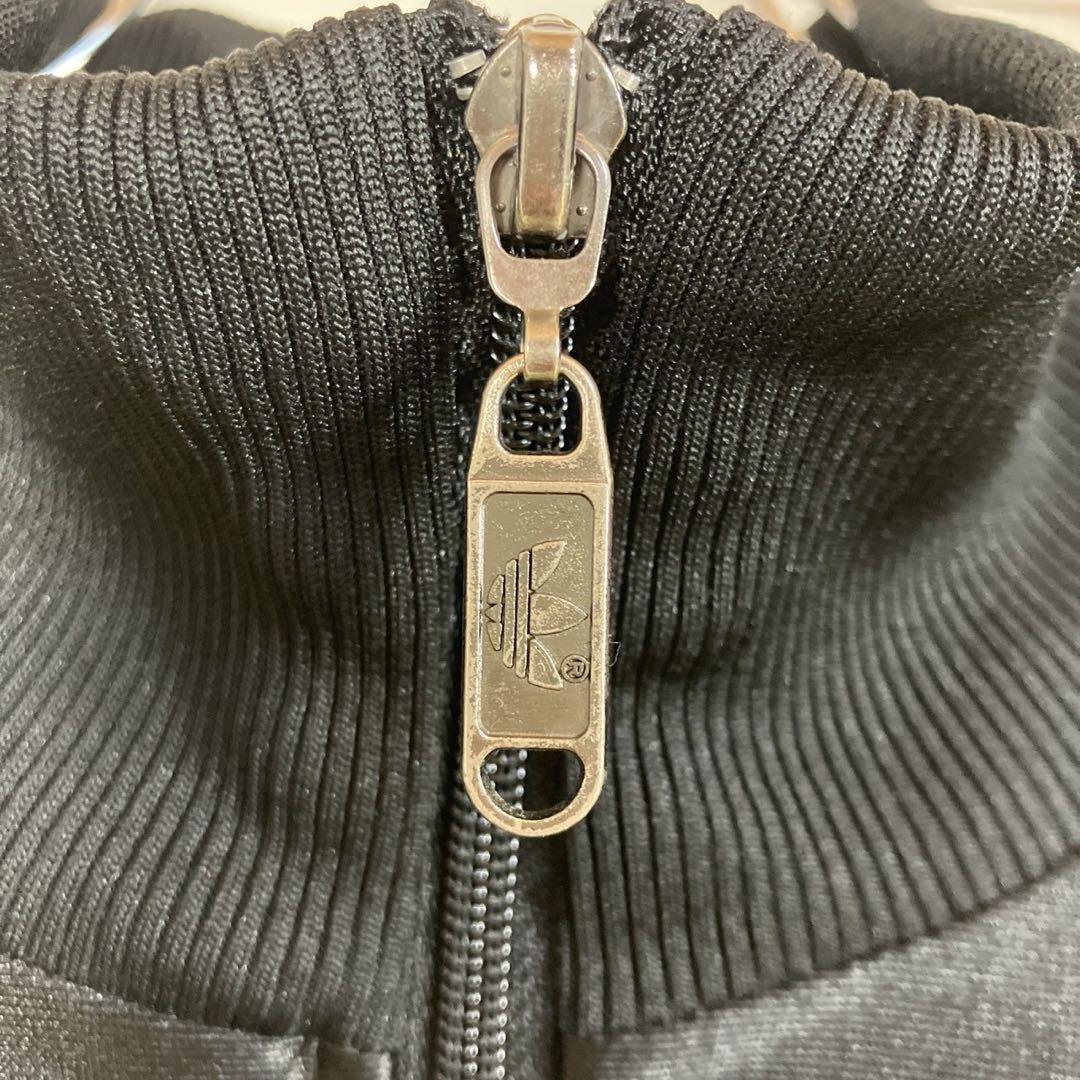 《大人気》adidas トラックジャケット ロゴ刺繡 M ブラック イエロー