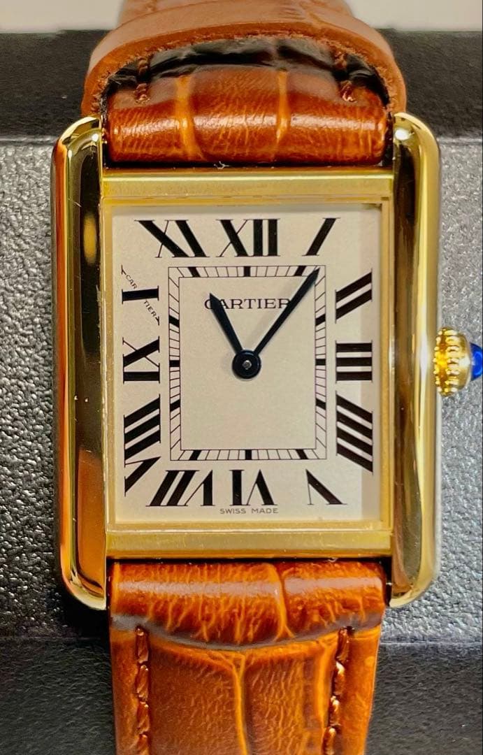 カルティエ CARTIER W5200002 タンクソロ SM K18YG/SS 楽天市場】カルティエ CARTIER W5200002 タンクソロ SM K18YGコンビ