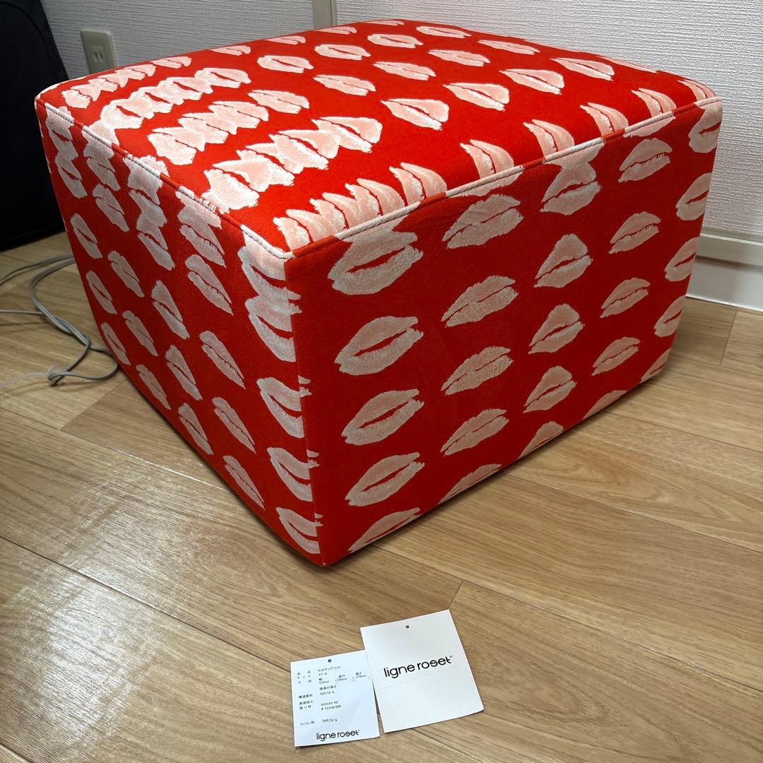 【新品未使用】リーンロゼ　とんだ林蘭　キスマーク　スツール　パフ　正規店購入 新品未使用】リーンロゼ とんだ林蘭 キスマーク スツール パフ 高島屋