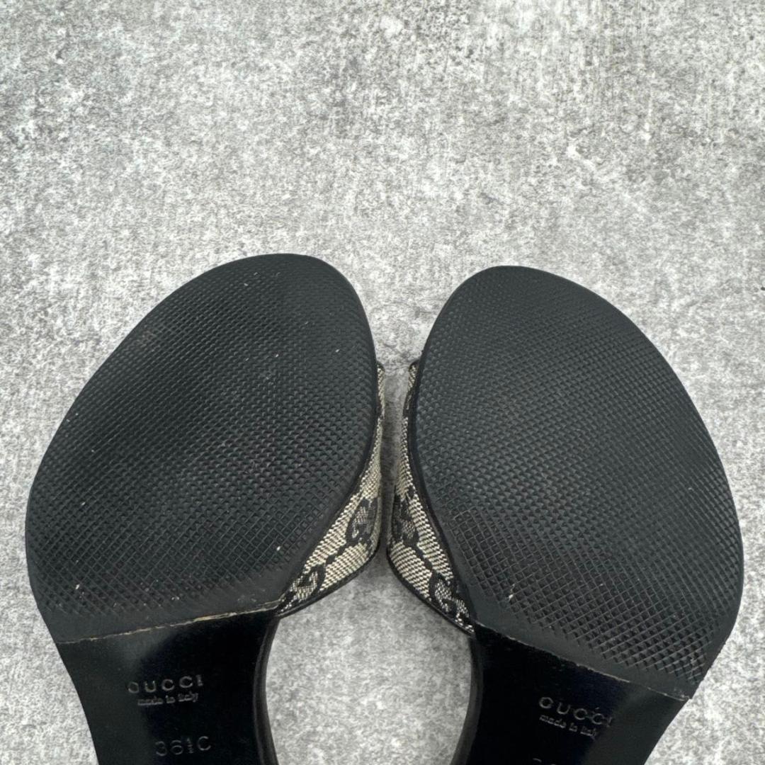 靴 Gucci GGCanvasPumps 36.5C Replaced Heels