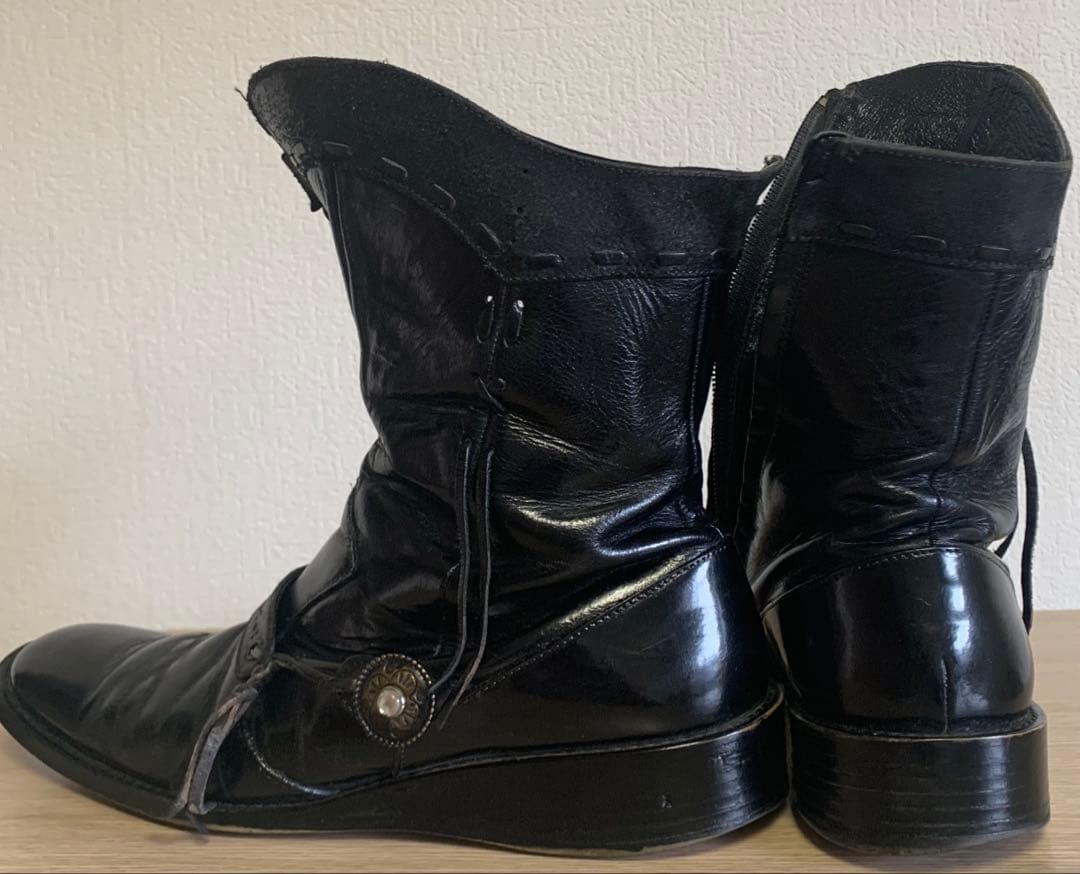 RT 111297専用alfredoBANNISTERレザーブーツ ブラック