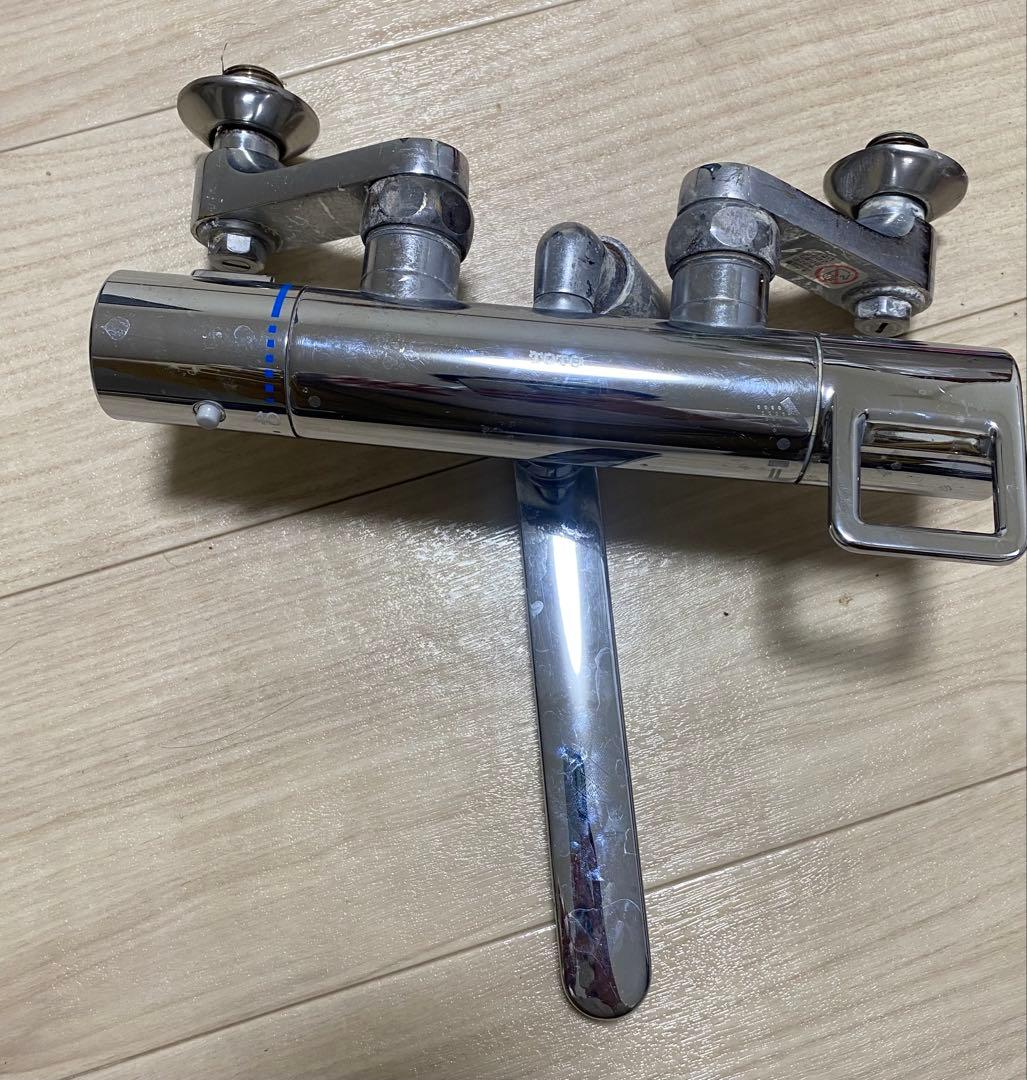 混合水栓 シルバー 金属製 混合水栓柱 レゼーナ 1200mm｜シンプルな混合立水栓 ｜アルミ製 屋外