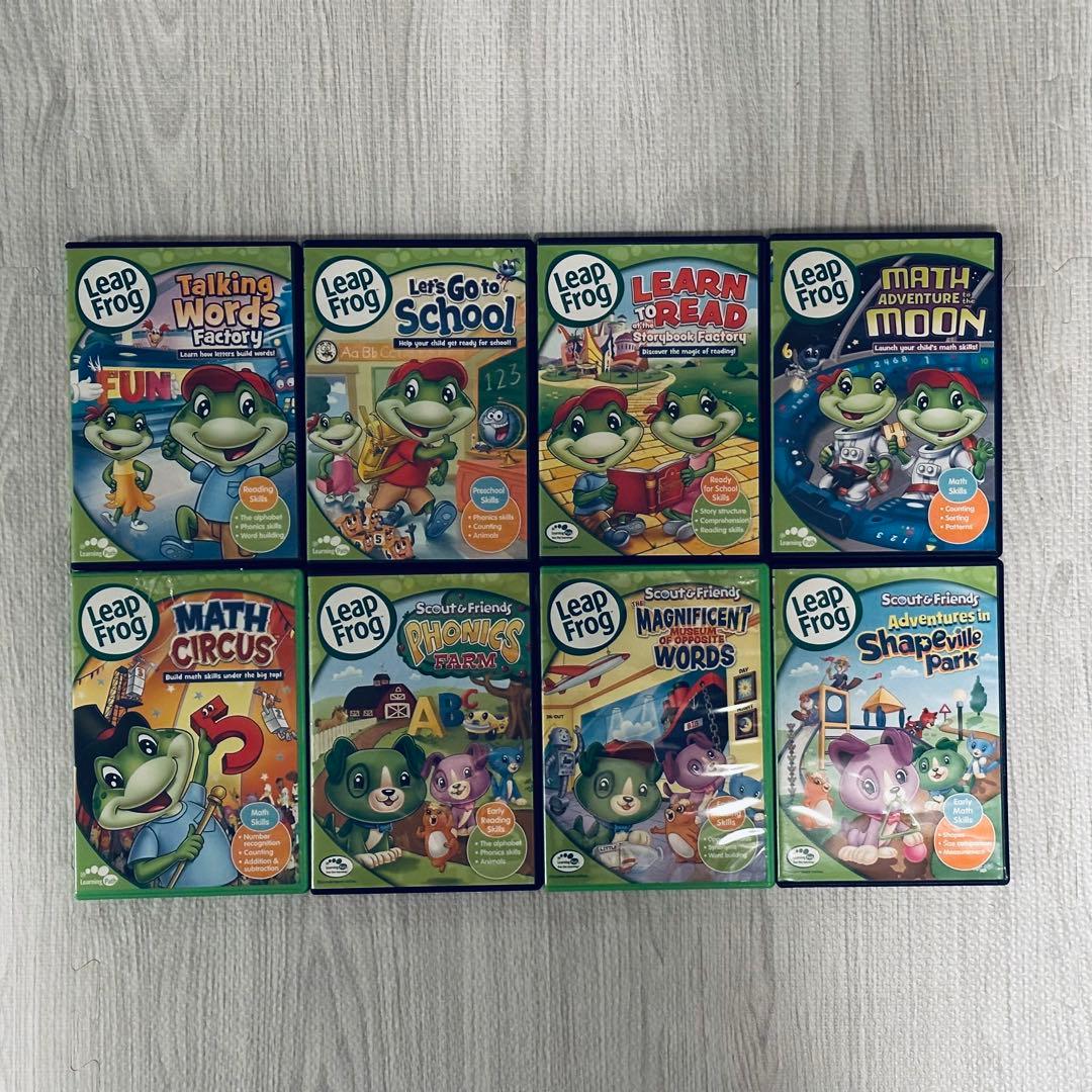 Leap Frog シリーズ DVD 8枚　リープフロッグ Leap Frog Season 1+2+3 DVD CD Learning Collection Set English