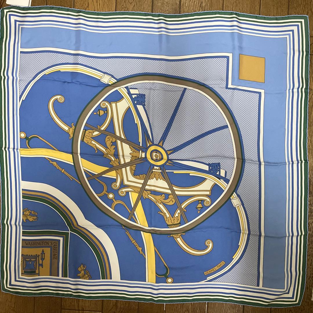 エルメス カレウォッシュ90cm 未使用保管品❣️「ジョージワシントンの