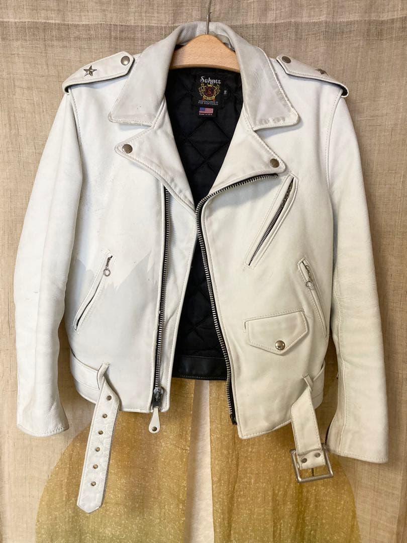 ▪️SCHOTT（ショット）90s レザーライダースジャケット【希少