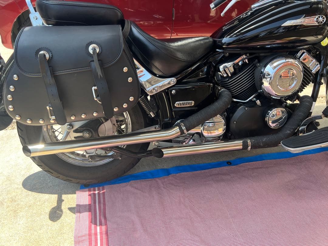 ドラッグスター400 HELIOSステンレスマフラー