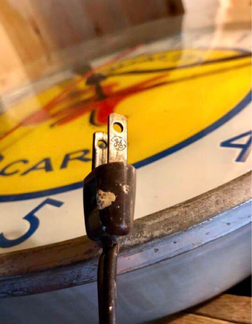 OK USED CARS シボレー 時計 シェビー ヴィンテージ クロック GM