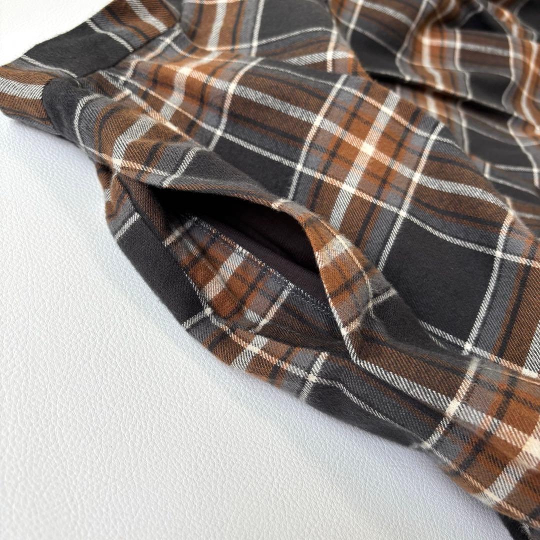 かぐれ オーガニックチェックタックスカート - メルカリ