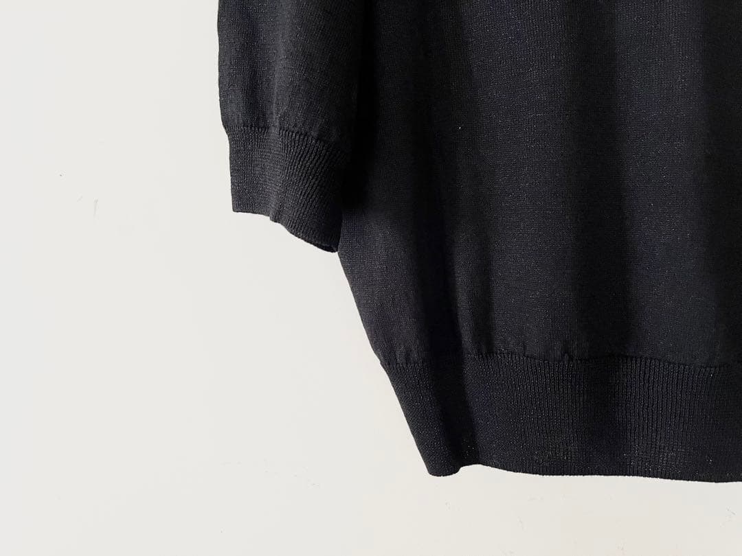 新品タグ付 マーガレットハウエル コットンリネンショールカラーニット2.9万