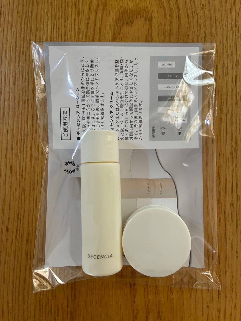 DECENCIA ローション・クリーム ミニチュアセット - メルカリ