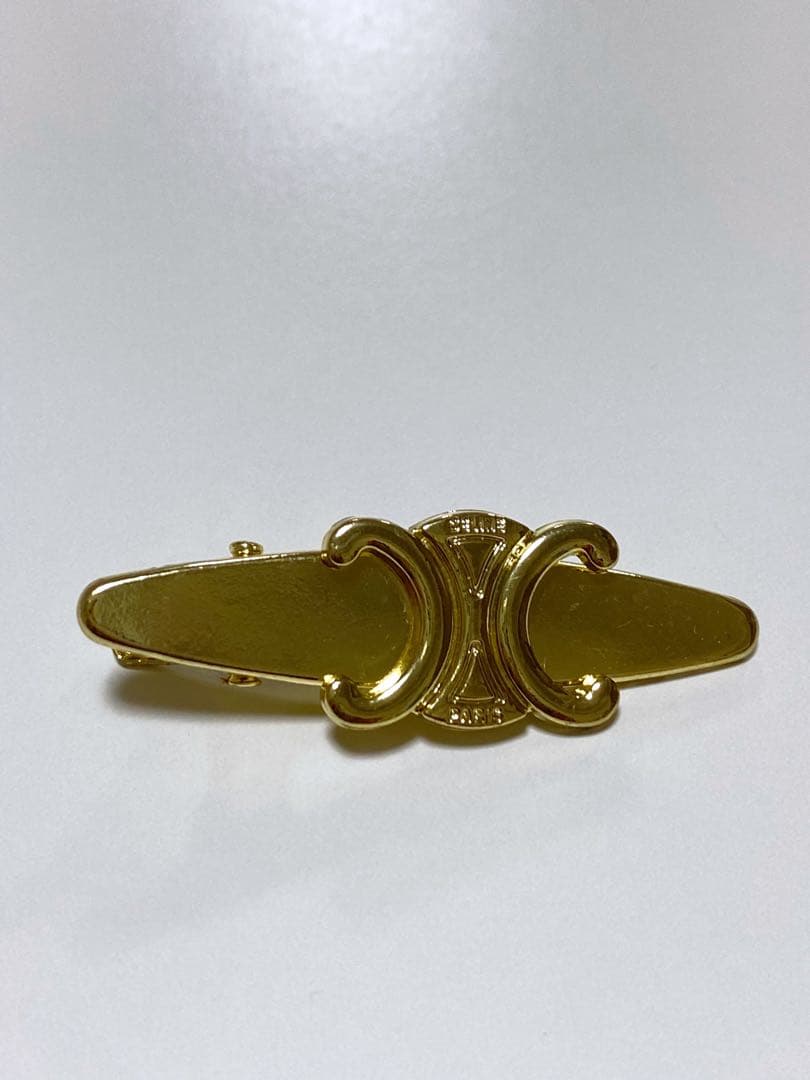 CELINE セリーヌ ヘアピン ヘアクリップ ゴールド - メルカリ