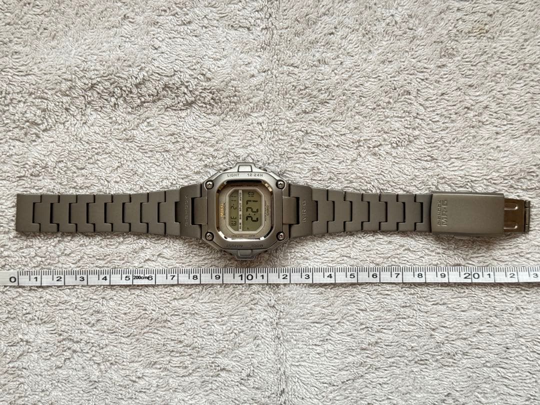 未使用・箱/保証書付】カシオMRG-110T初代角型フルチタンGショック