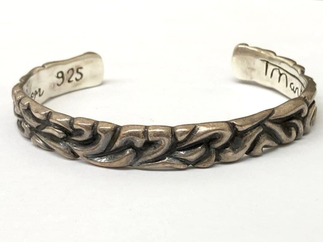 silver925 ヴィンテージバングル　35.8g
