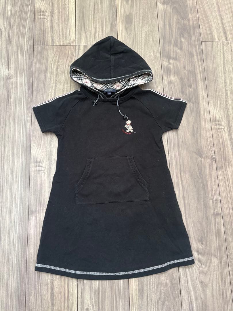バーバリー キッズ ワンピース ブラック 120サイズ カジュアル - メルカリ