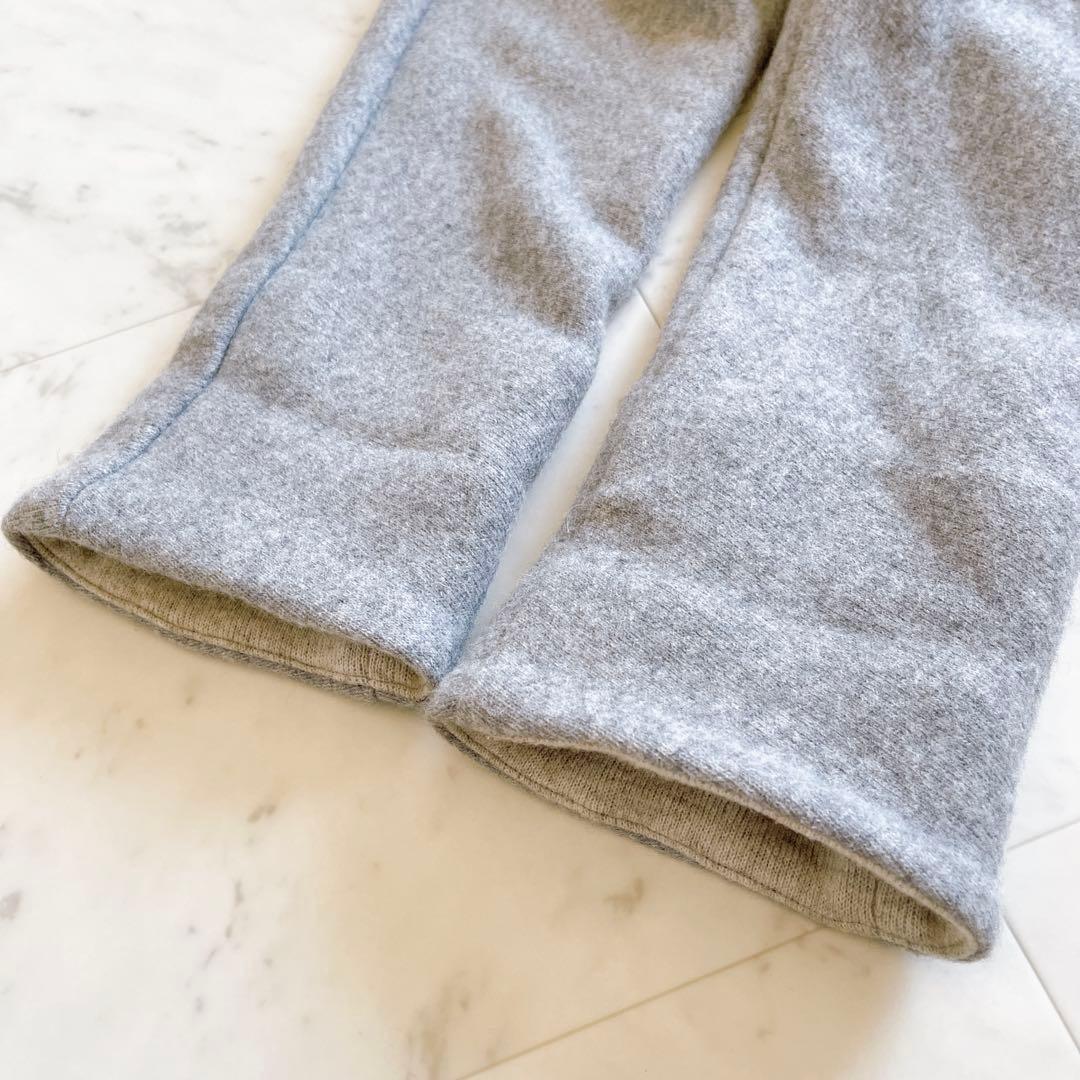 セオリーリュクス ウール混フーデットコート ニット バイカラー 38