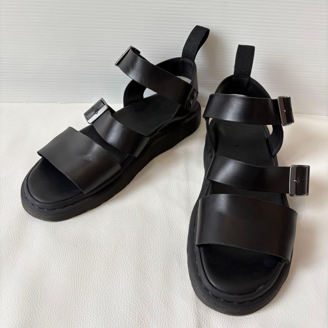 新品 Dr.Martin レザーサンダル GRYPHON 定価2.3万円 黒 - メルカリ