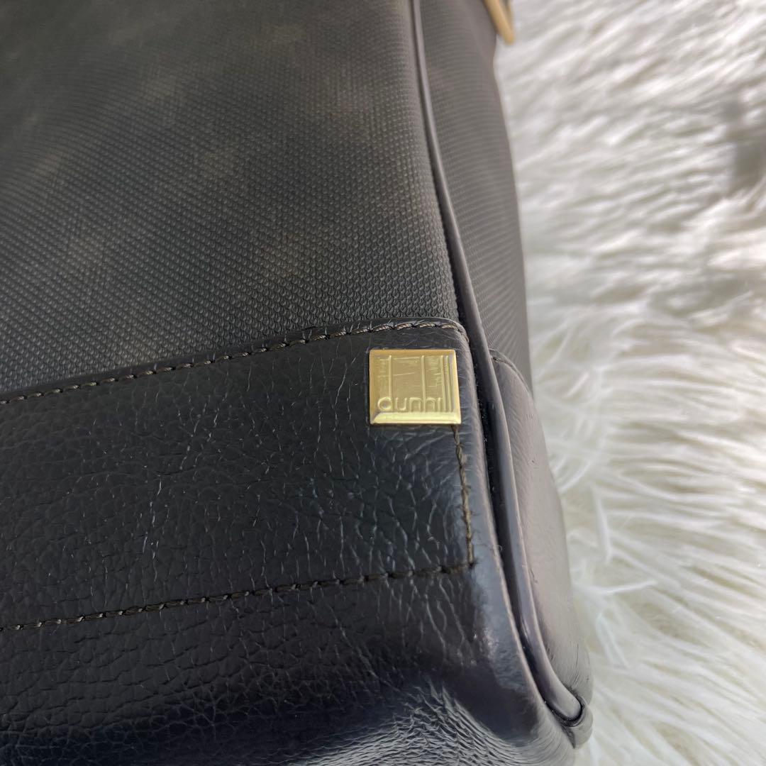 美品 ダンヒル ビジネスバッグ ブリーフケース 2way PVC レザー A4可