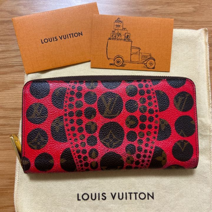 ルイヴィトン 草間彌生 コラボ 長財布 パンプキンドット レッド - メルカリ