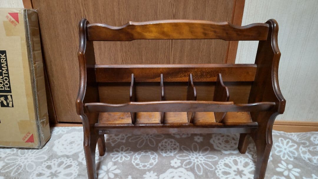 カリモク 木製 スリッパ ラック オールド - メルカリ