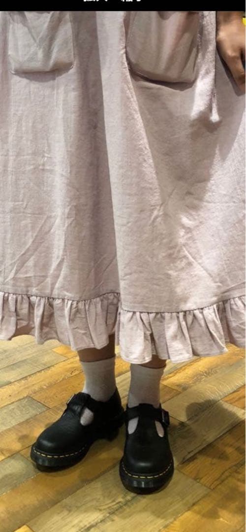 Dr.Martens POLLEY EMBOSS Tバーシューズ UK3