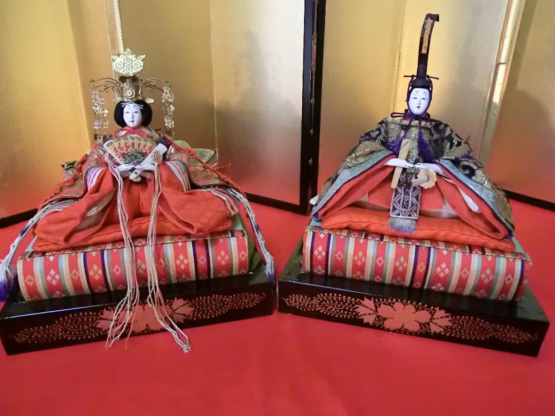 大正〜昭和初期 内裏雛 日本橋十軒店久月本店 お雛様 ひな祭り 雛人形 お