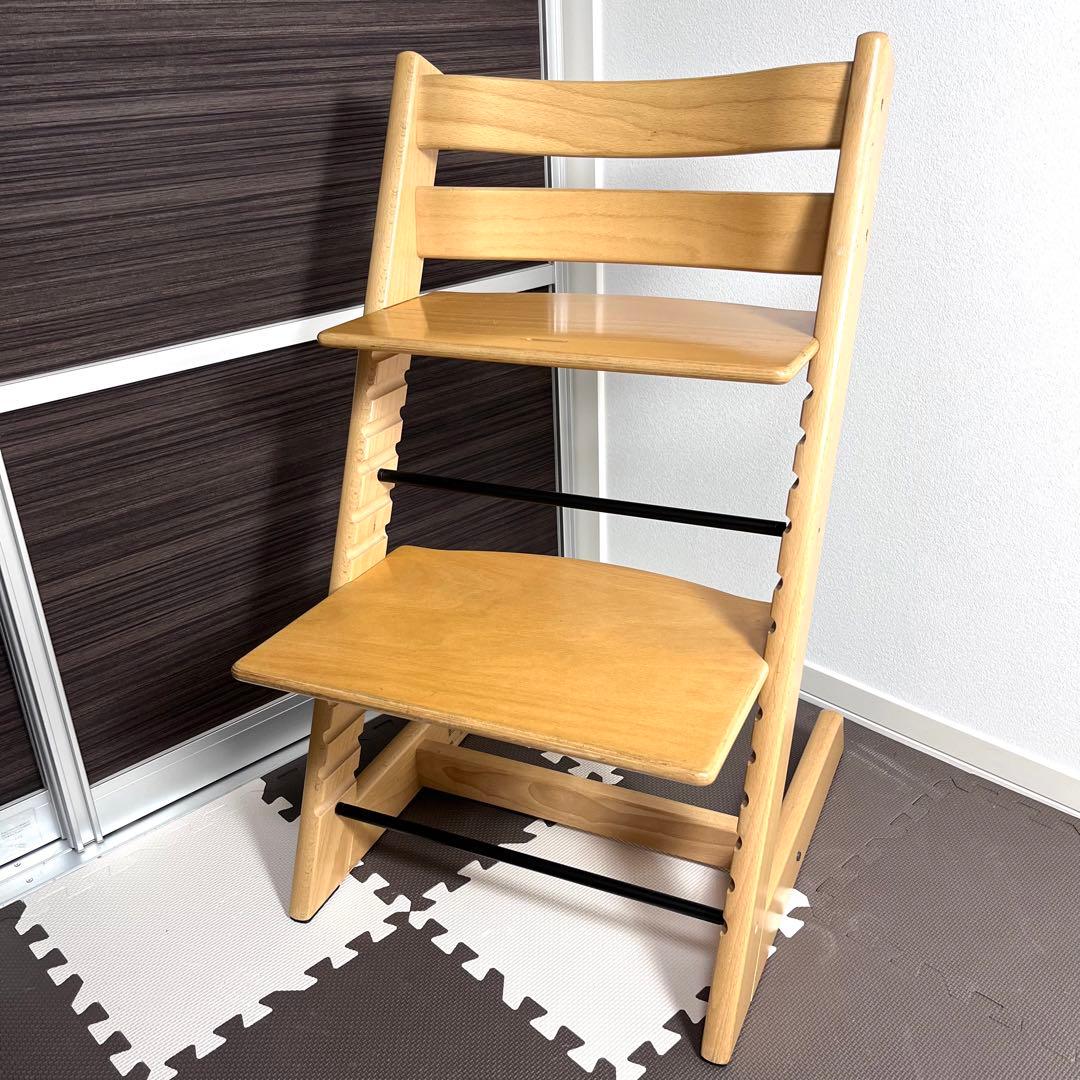 新型】ストッケ トリップトラップ ナチュラル シリアル4