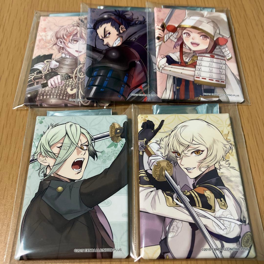 刀剣乱舞 とうらぶ 髭切 膝丸 源氏 極 戦闘 スクエア缶バッジ