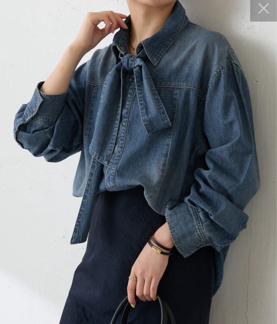 コラージュ ガリャルダガランテ ボウタイデニムシャツ - メルカリ