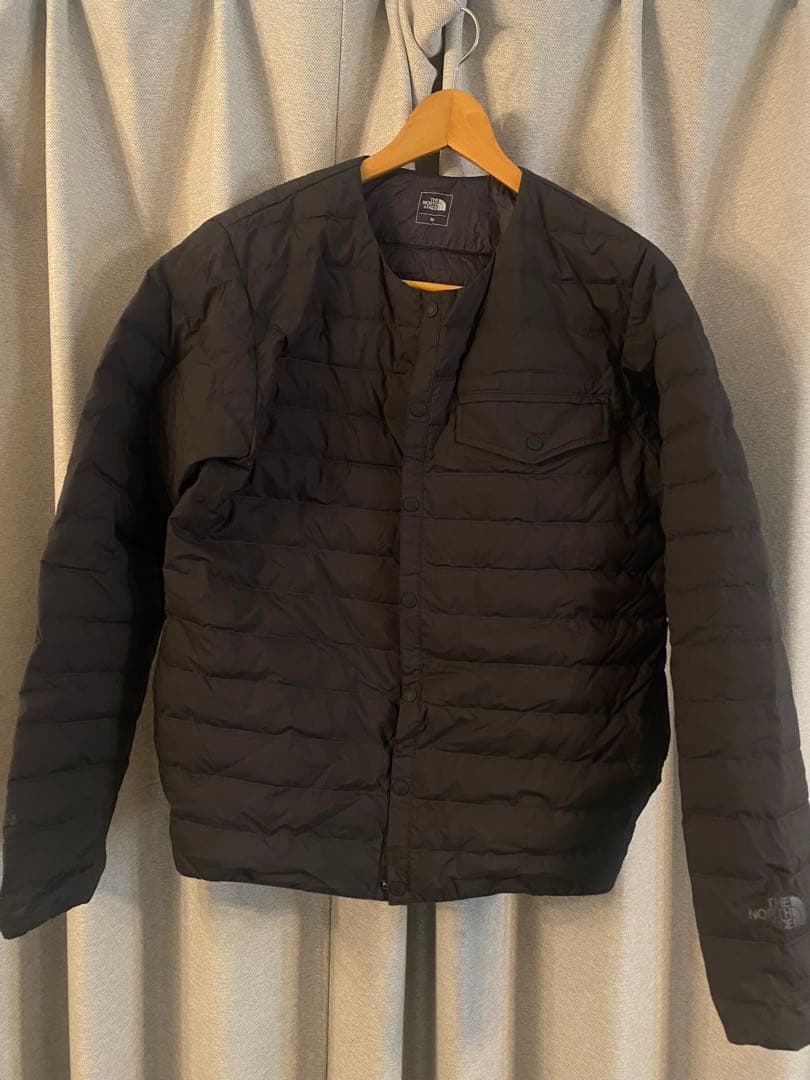 【ほぼ未使用】ノースフェイス　インナーダウン　ダークグレー　M 楽天市場】ノースフェイス インナーダウン（素材（生地・毛糸