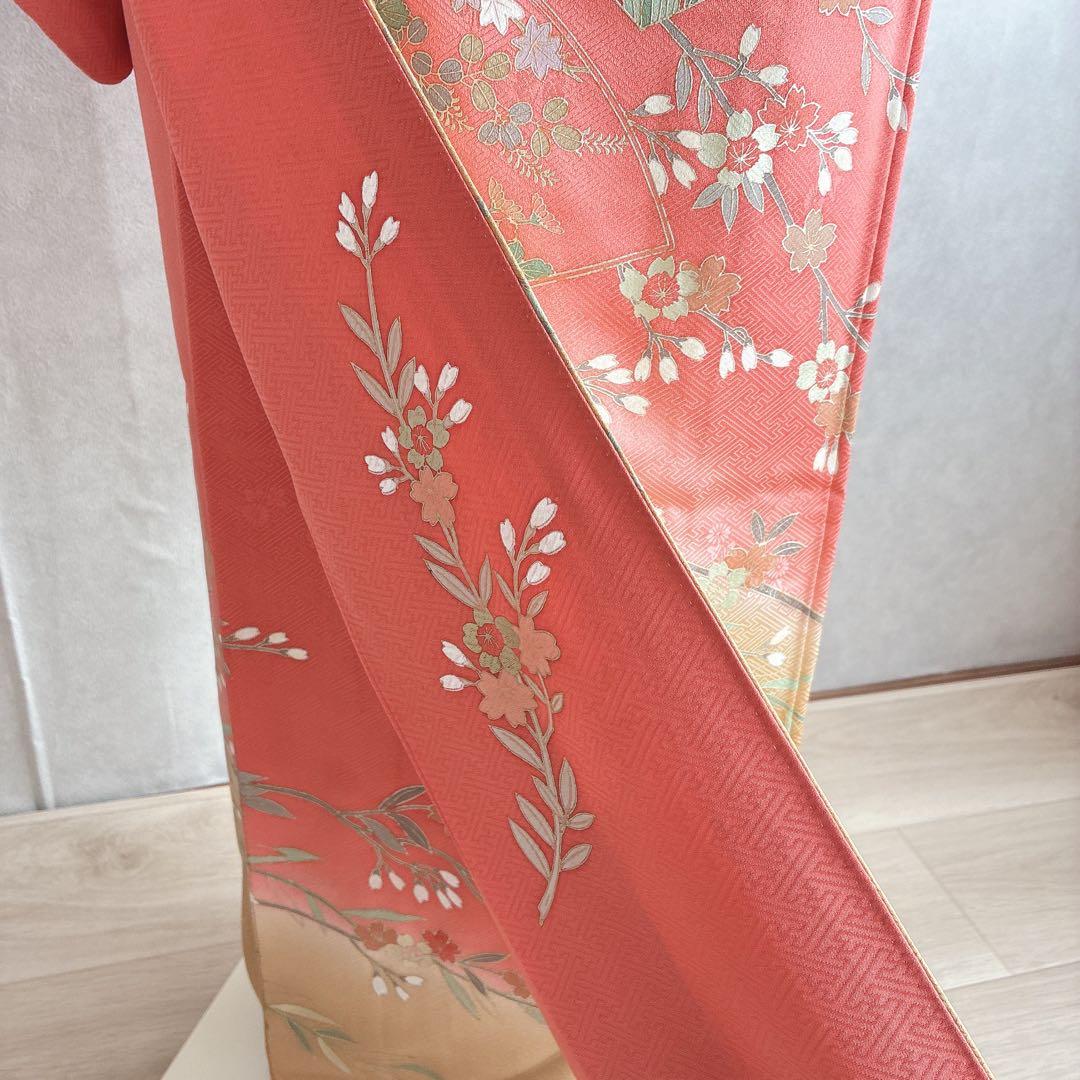 訪問着 フルセット 着物 トールサイズ ロング丈 正絹 雅やか古典 G10