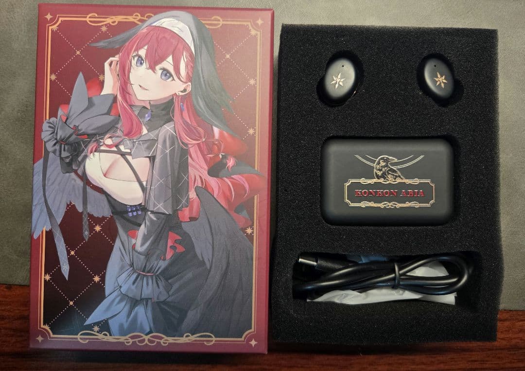 ワイヤレスイヤホン 昏昏アリア コラボモデル　オンキヨー　ONKYO バーチャルライバーグループ『Neo-Porte』所属 昏昏アリアボイス搭載