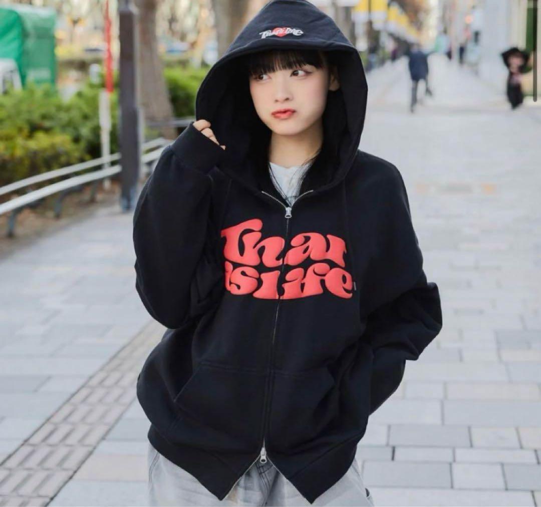 that'slife（ザッツライフ）ジップパーカー【XL】値下げ可能 - メルカリ