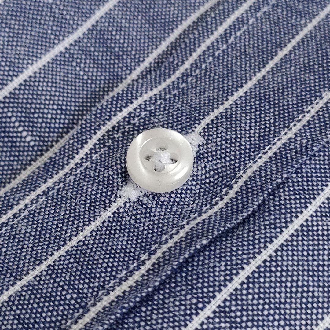 未使用品✨フランク＆アイリーン LUKE リネン＆コットン ストライプ