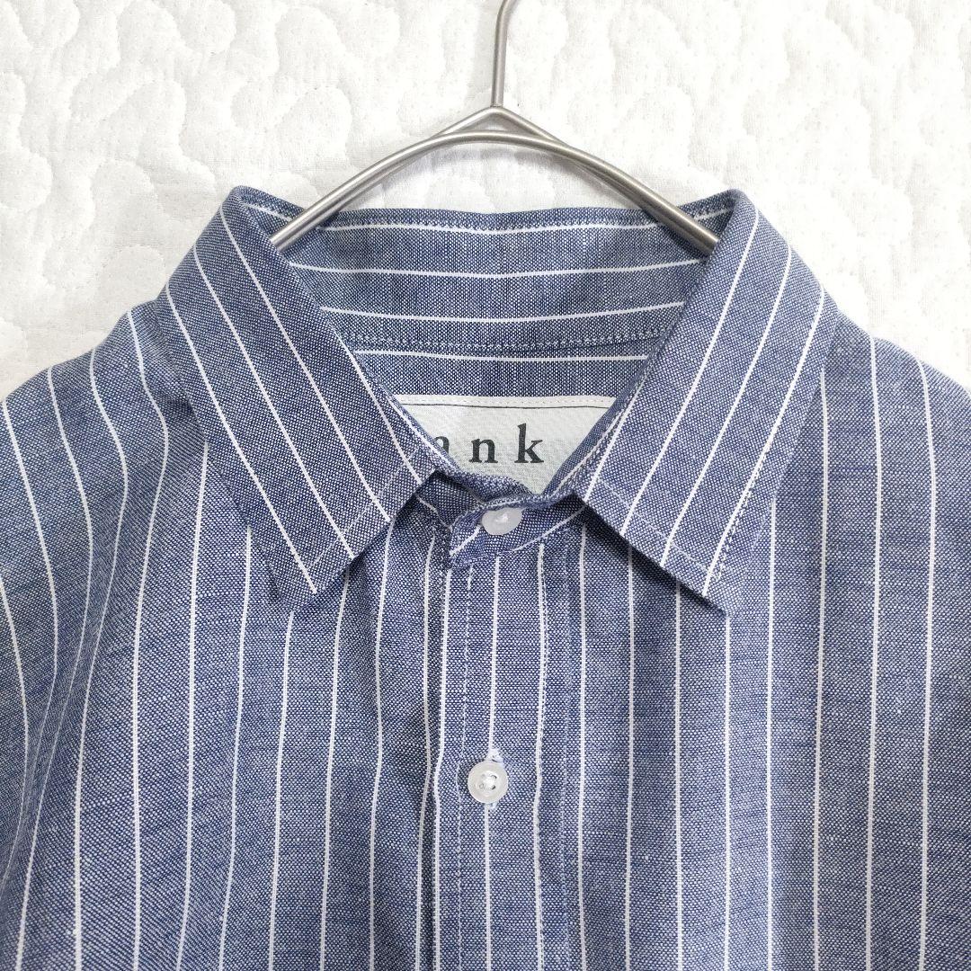 未使用品✨フランク＆アイリーン LUKE リネン＆コットン ストライプ