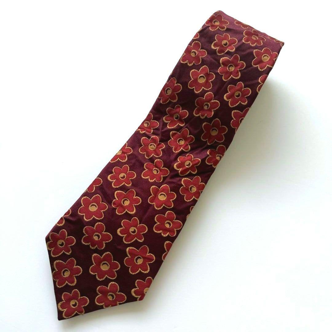 極美品】コムデギャルソン オムドゥ HOMMEDEUX ネクタイ 花柄 シャツ