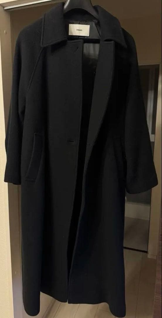 Studious ラグランセミダブルコート ロングコート size2 Studious ラグランセミダブルコート ロングコート size2 - メルカリ