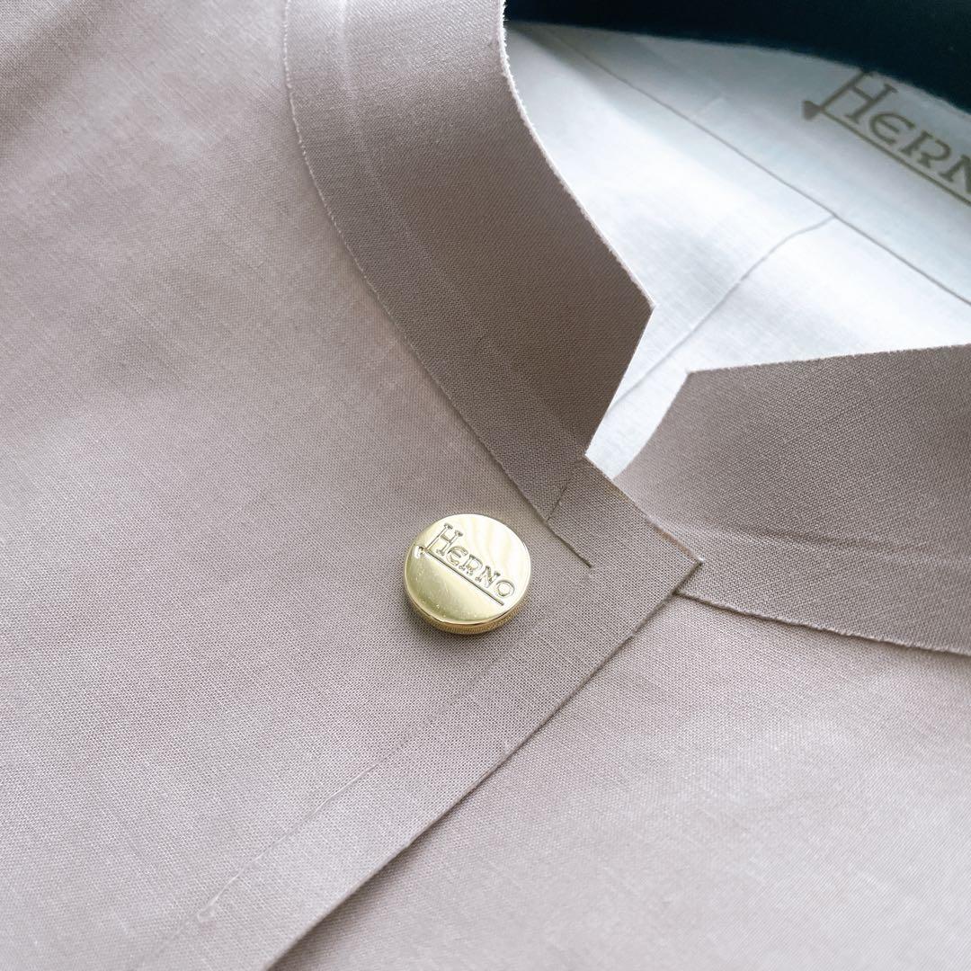 美品✨ヘルノ スプリングコート ジャケット リバーシブル 金ボタン