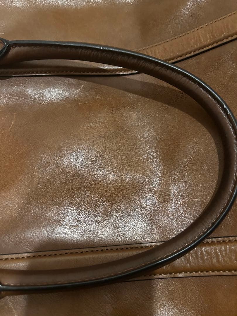 COACH コーチ 2way メトロポリタン ビジネスバッグ 茶