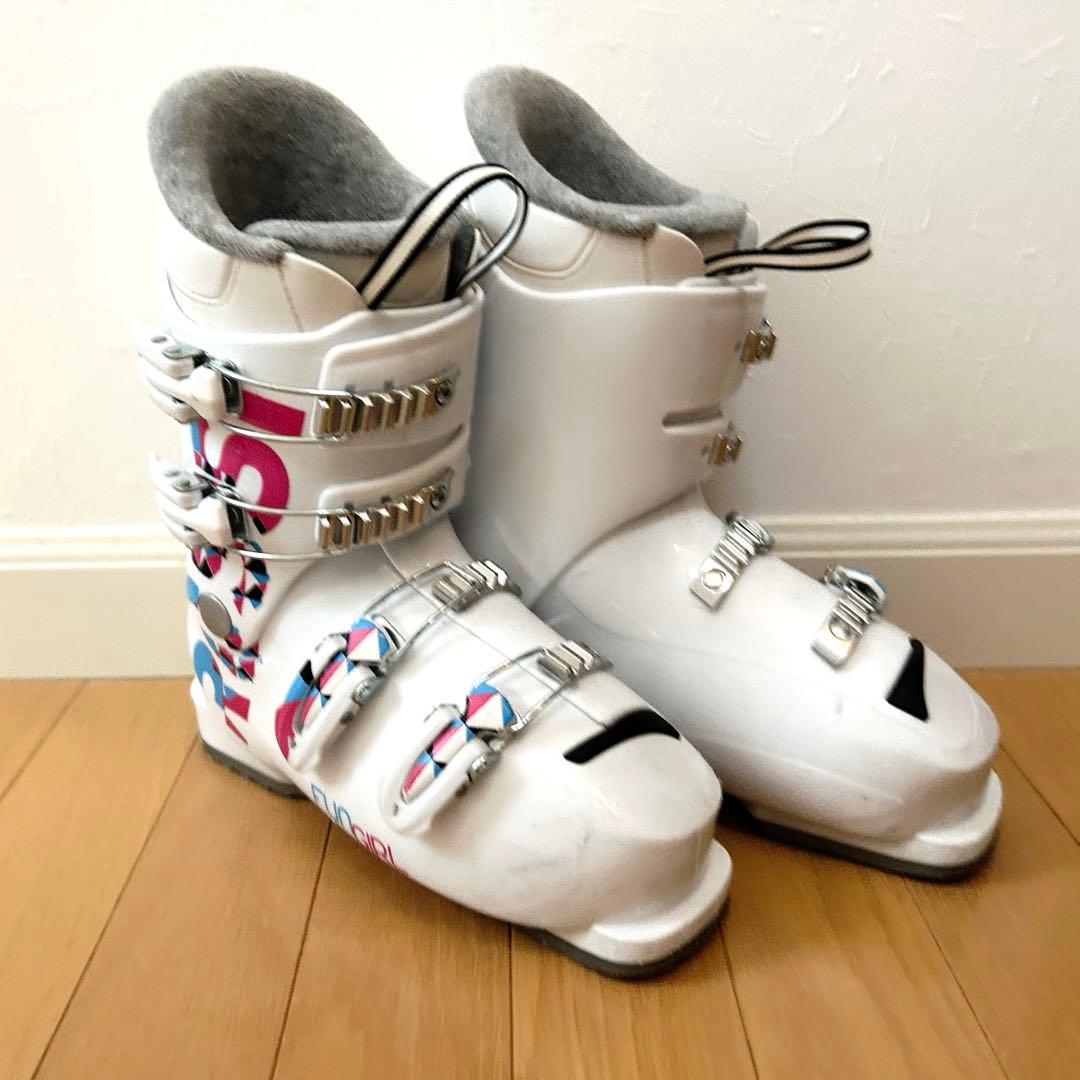 ROSSIGNOL FUN GIRL J4 スキーブーツ 23.5cm 白