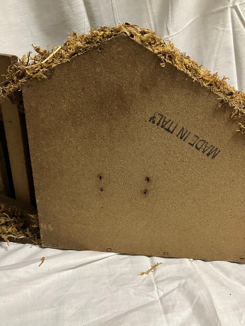 イタリー製 クリスマス プレゼピオ 馬小屋 降誕セット 手作り 人形11体付