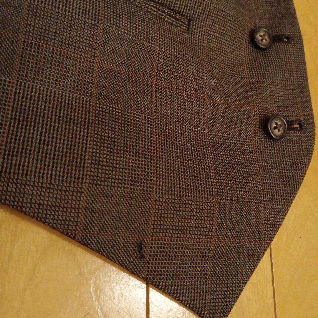 バーバリー グレーブラウン系チェック柄スリーピーススーツ - メルカリ