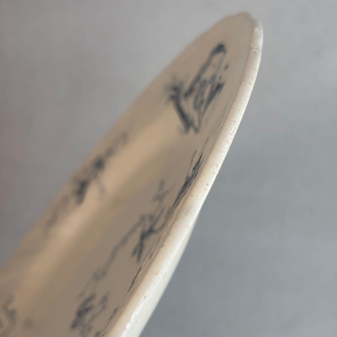 美品 フランスアンティーク ジアンRinceaux ディナープレートA