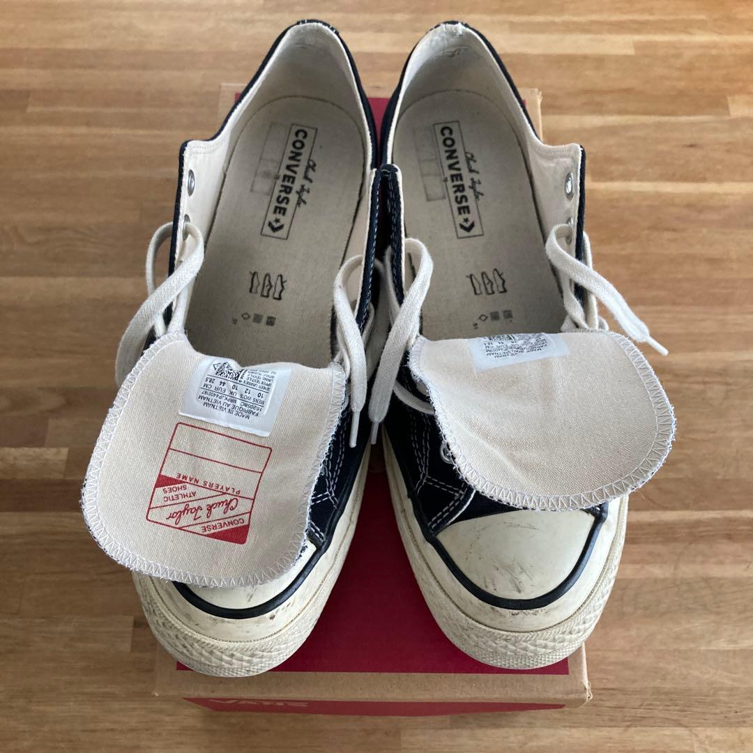 CT70 コンバース チャックテイラー ブラック ローカット 28.5cm