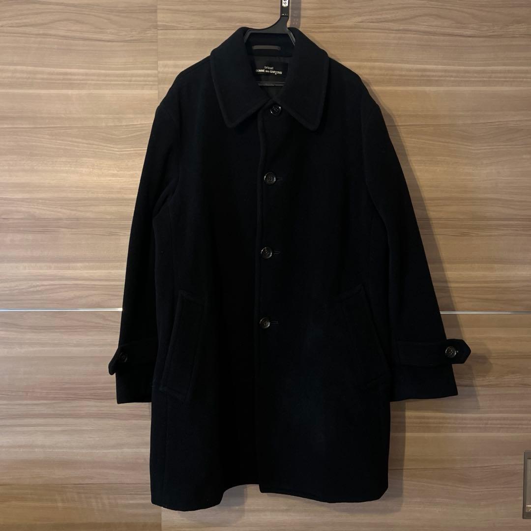 トリコ コムデギャルソン ウールロングコート tricot COMME des GARCONS - 希少 91年製 トリココムデギャルソン 上質