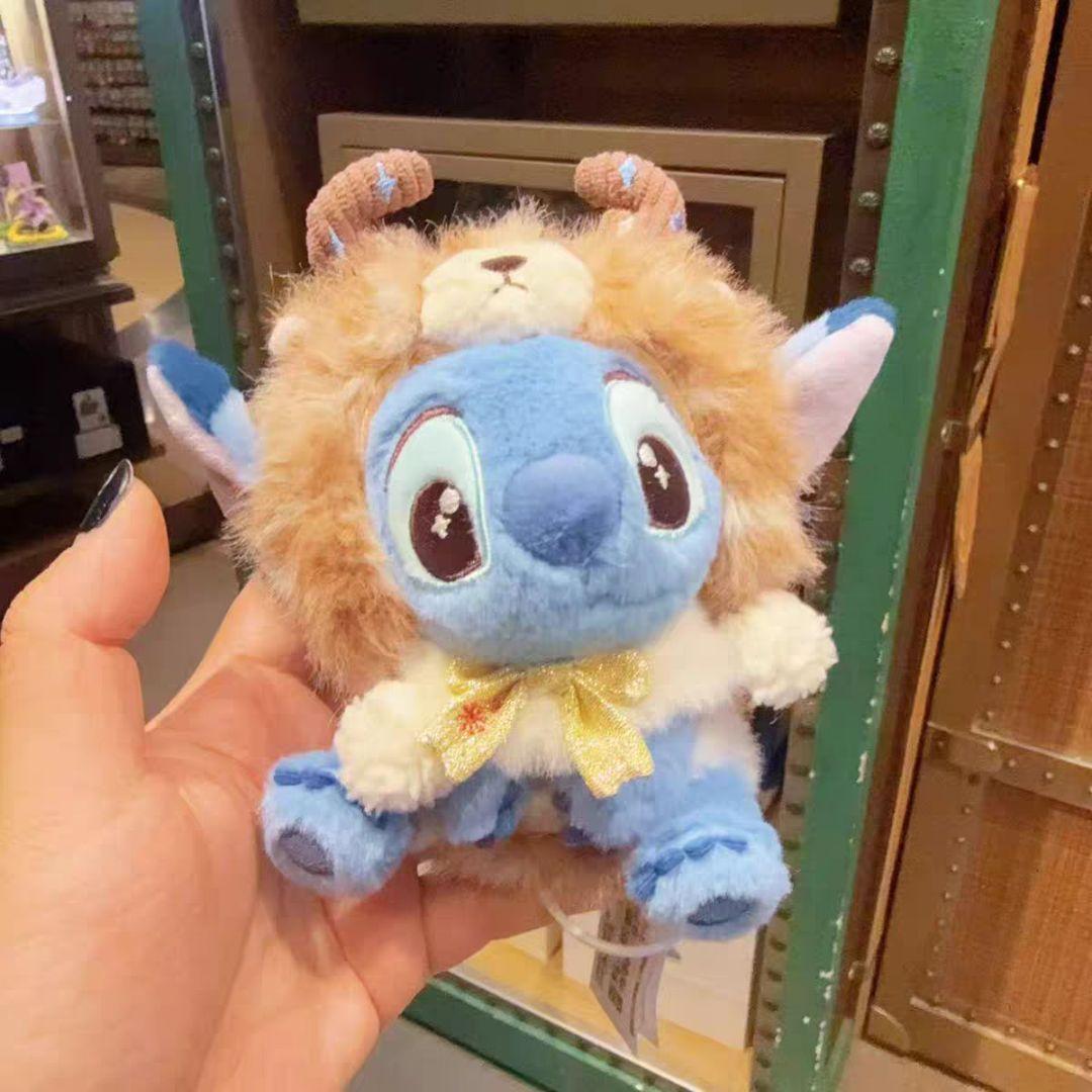 上海ディズニー クリスマス トナカイ スティッチぬいぐるみキー